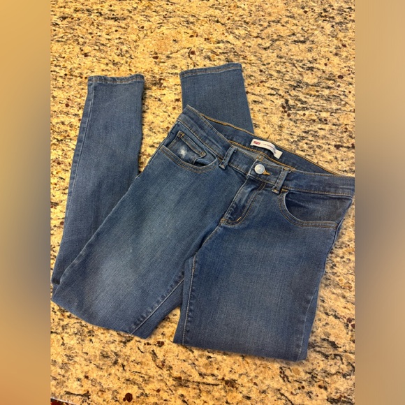 Kids 12 reg. Levi’s 710 Super Skinny jeans - Picture 1 of 6
